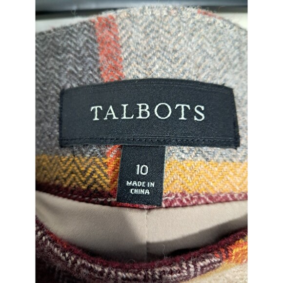 Talbots Wool Tweed A Line Midi Skirt  Women's Size 10 Multicolor - Picture 7 of 8